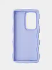 Лавандовый чехол для Samsung Galaxy S24 Ultra (Самсунг Галакси С24 Ультра) выпуклый