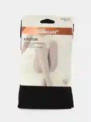 Черный колготки женские теплые с мехом в рубчик,хлопок