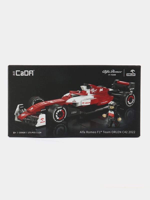 Конструктор CaDA  - Болид Alfa Romeo F1 Team ORLEN C42 2022 (271 деталь)