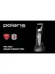 Черный машинка для стрижки волос Polaris Argan Therapy Pro PHC 3017RC, 5 насадок