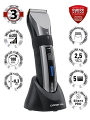 Машинка для стрижки волос Polaris Argan Therapy Pro PHC 3017RC, 5 насадок