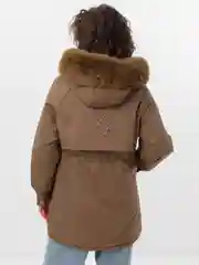Коричневый зимняя куртка женская