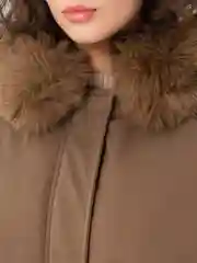 Коричневый зимняя куртка женская