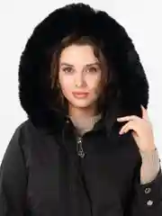 Черный зимняя куртка женская