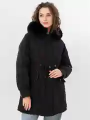 Черный зимняя куртка женская