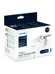Серый фильтр для очистки воды на кран Philips AWP3754/10, скорость 1.6 л/мин, ресурс 1200 л