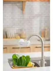 Серый фильтр для очистки воды на кран Philips AWP3754/10, скорость 1.6 л/мин, ресурс 1200 л