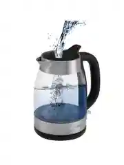 Серебряный чайник электрический Polaris PWK 1817CGL Water Way Pro, 1.8л, подсветка, матовый