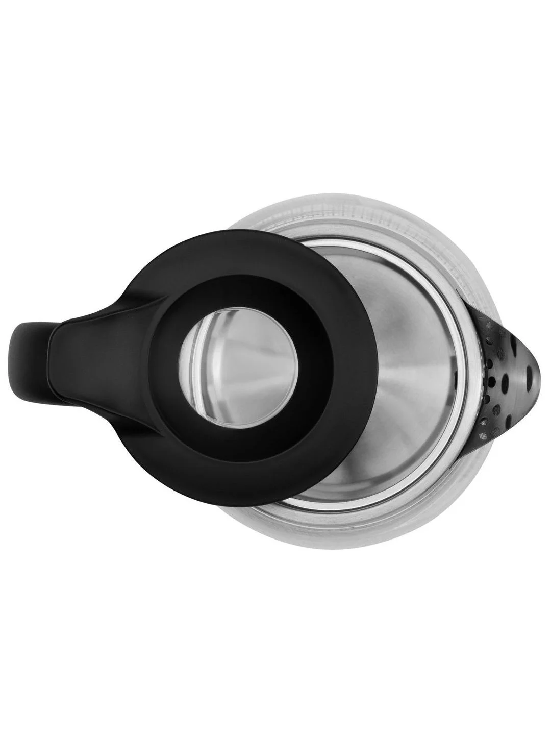 Серебряный чайник электрический Polaris PWK 1817CGL Water Way Pro, 1.8л, подсветка, матовый