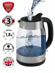 Чайник электрический Polaris PWK 1817CGL Water Way Pro, 1.8л, подсветка, матовый