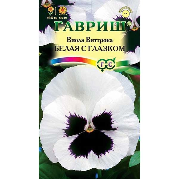 Виола Виттрока Белая с глазком Гавриш