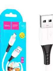 Micro USB кабель для зарядки телефона Android / быстрая зарядка 2.4A / силикон, термостойкий