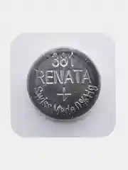 Батарейка Renata 381 (SR1120SW, V381), 1.55V, 50 mAh, Швейцария, 1 штука