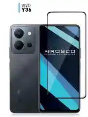 Прозрачный 1-2 шт стекло для Vivo Y36 защитное ROSCO прозрачное олеофобное покрытие с черной рамкой