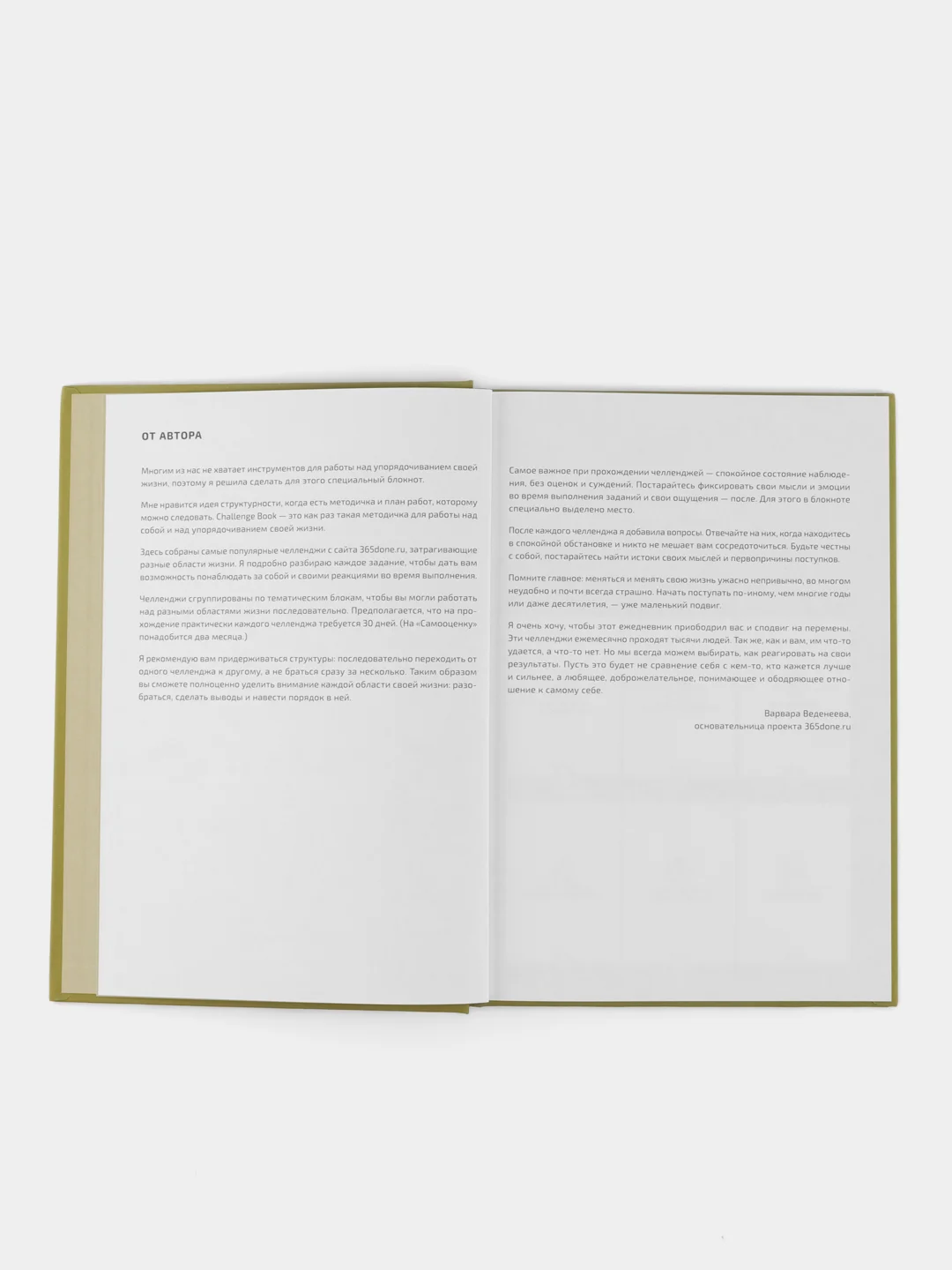 Ежедневники Веденеевой. Challenge book