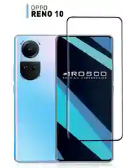 Стекло 3D для OPPO Reno 10 защитное ROSCO олеофобное покрытие закаленное с рамкой шпателем