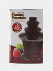 Коричневый шоколадный фонтан Фондю
