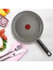 Серый сковорода 24 см Tefal Natural Cook 04213124, глубокая