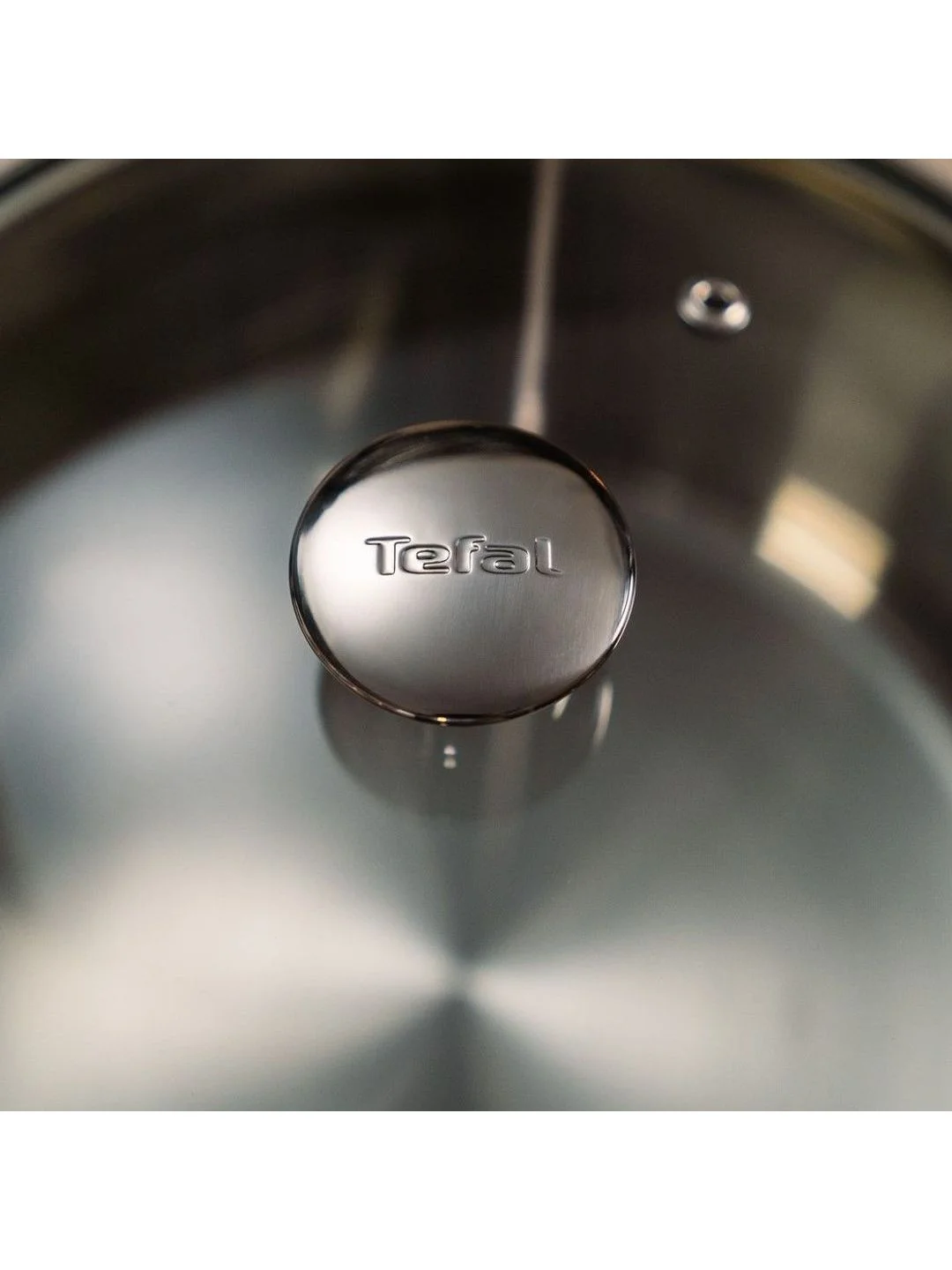Серебряный кастрюля 2.2 л Tefal Cook Eat B9214374 с крышкой 18 см