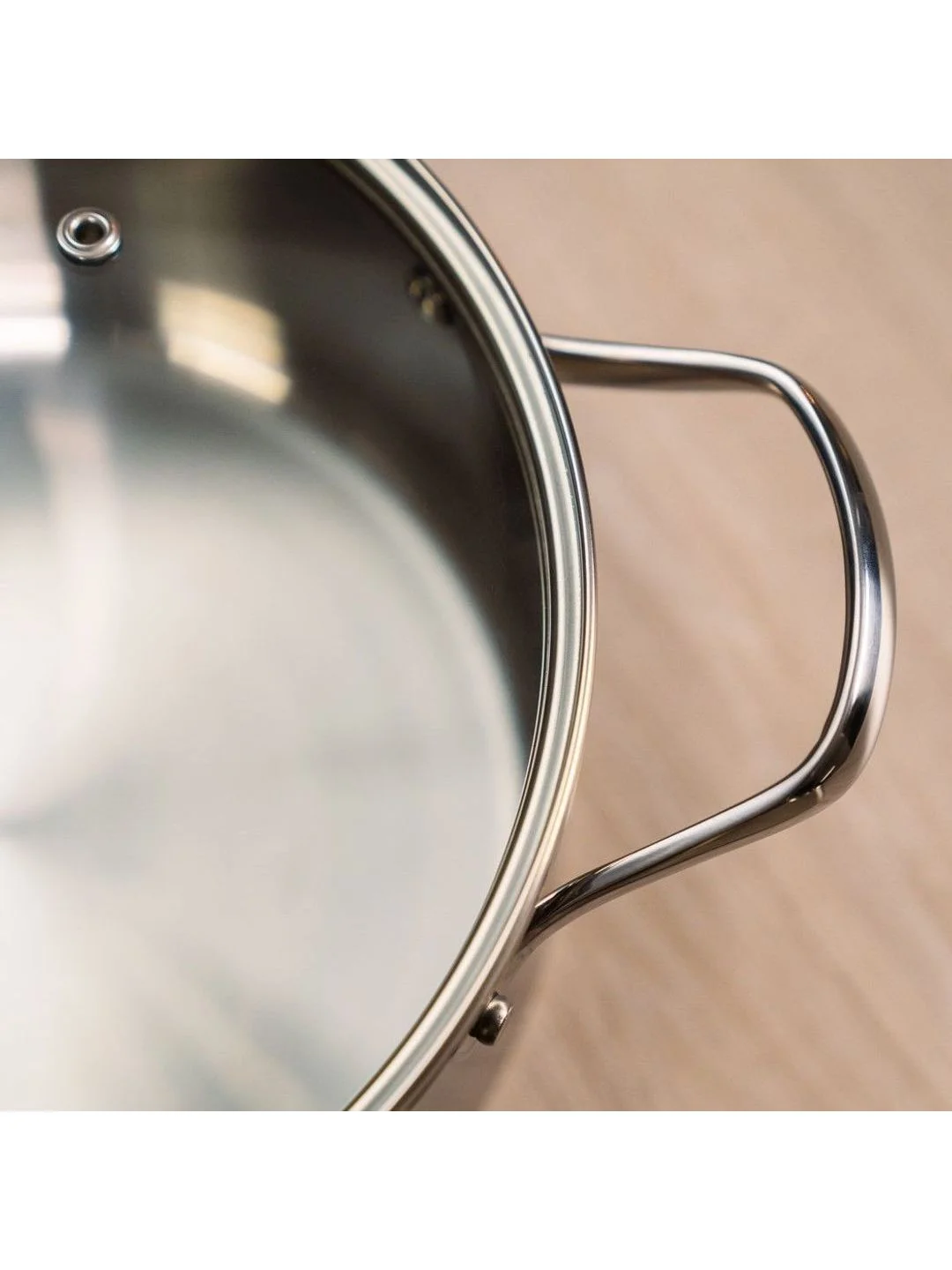 Серебряный кастрюля 3.1 л Tefal Cook Eat B9214474 с крышкой 20 см