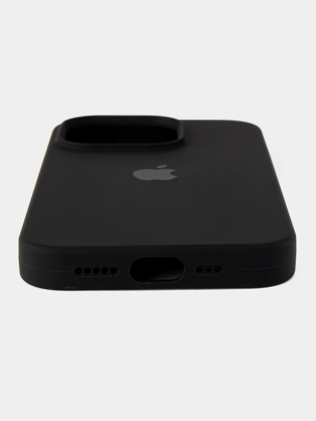 Черный чехол силиконовый для iphone 15, 15pro, 15promax