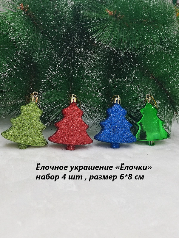 Елочные игрушки, набор шаров, новогодние украшения