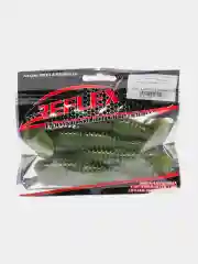 Виброхвост Reflex Caracal FAT 4.3", 109 мм, 4 штуки, силиконовые приманки на судака и щуку