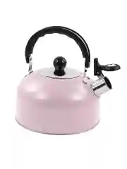 Розовый чайник со свистком HOME ELEMENT HE-WK1602, 2л, нерж. сталь, розовый блестящий