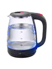 Черный чайник электрический HOME ELEMENT HE-KT2310 стеклянный/ электрочайник 1,8л, красный рубин