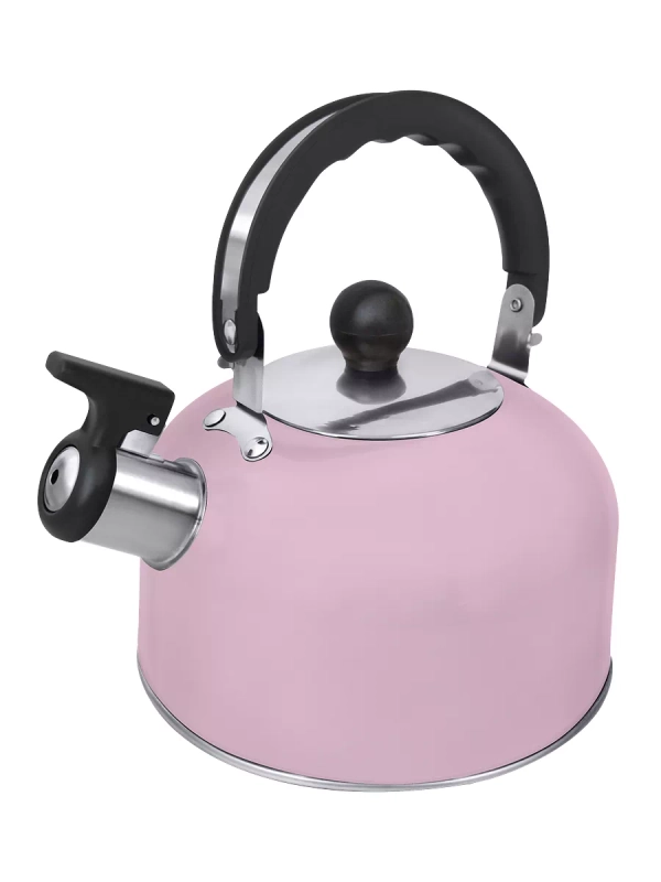 Чайник со свистком HOME ELEMENT HE-WK1604B, розовый матовый