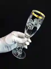 Новогодний подарочный набор бокалов для шампанского,  2 шт, 170 мл Promsiz коллекция Вьюга