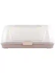 Хлебница Sugar&Spice Barberry, с защелками и ручкой, латте, 35x20x16 см