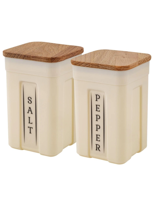 Набор контейнеров для специй Sugar&Spice Rosemary, с деревянной крышкой, 2 штуки по 0,2 л