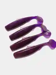 Виброхвост Reflex Serval 4.1", 104 мм, 4 штуки, силиконовые приманки на щуку и судака