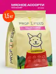 Корм сухой "Profifeed" для кошек Мясное ассорти 1,5кг