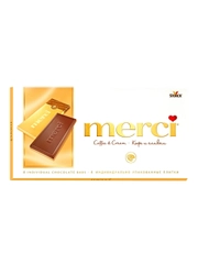 MERCI Шоколад Молочный кофейный 100г