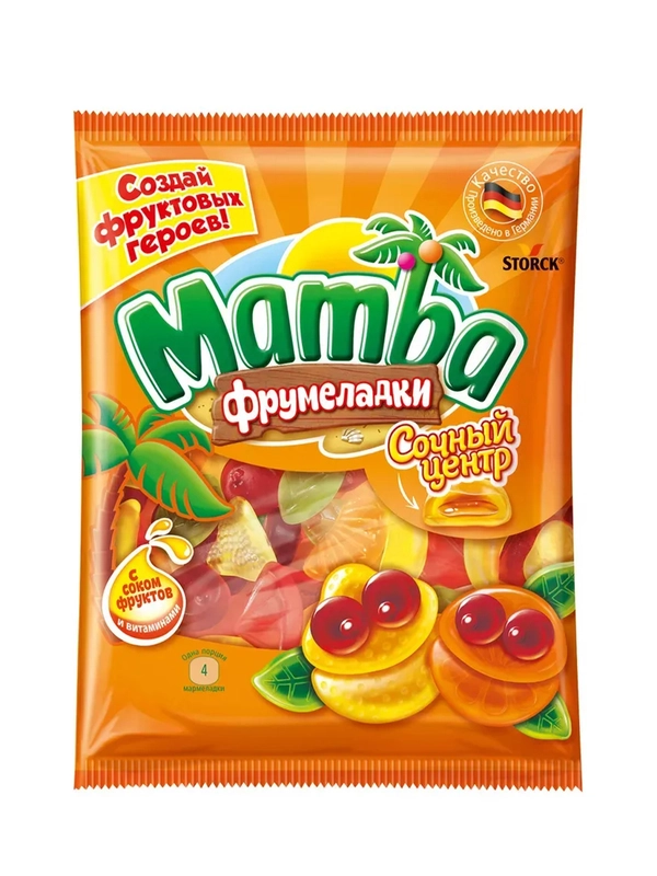 МАМБА Фрумеладки Сочный Центр Жевательный мармелад 70г