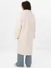 Молочный пальто женское, шуба Тедди