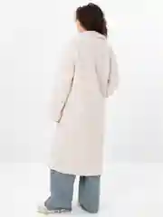 Кремовый пальто женское, шуба Тедди