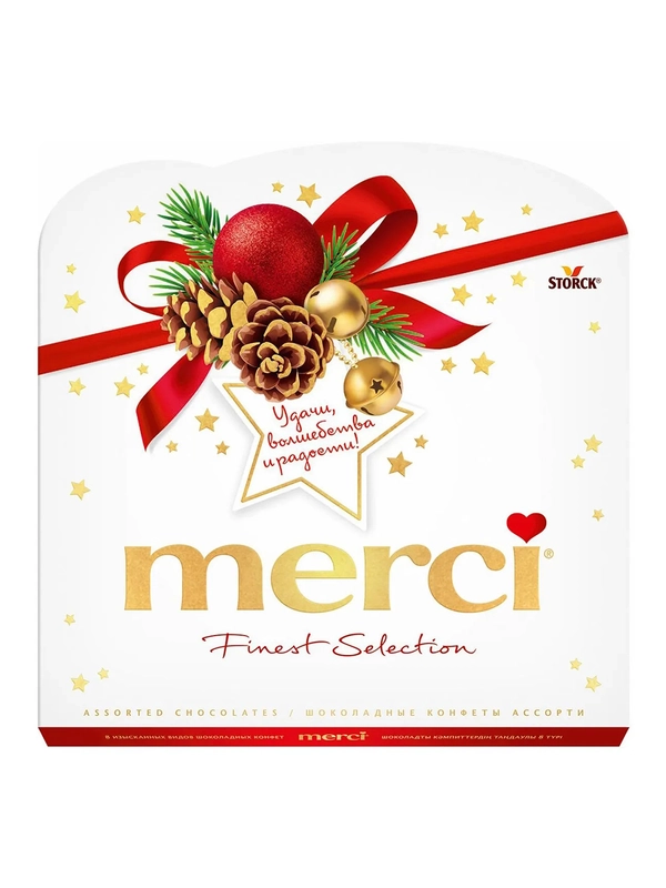 MERCI Шоколадные конфеты ассорти Шишки 200г