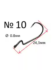 Крючки офсетные Reflex Offset Hook
