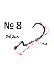 Крючки офсетные Reflex Offset Hook