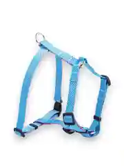Шлейка Аркон Dog&Vogue NEO, нейлон, голубая, 20 мм, шея 44-60 см, грудь 45-74 см