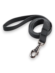 Поводок Аркон Dog&Vogue NEO, нейлон, черный, 15 мм х 1,5 м