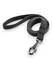 Поводок Аркон Dog&Vogue NEO, нейлон, черный, 15 мм х 1,5 м