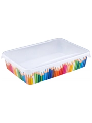 Лоток для мелочей Keeplex Trendy Карандашница, с крышкой, малый, 20,4х14х5,2 см