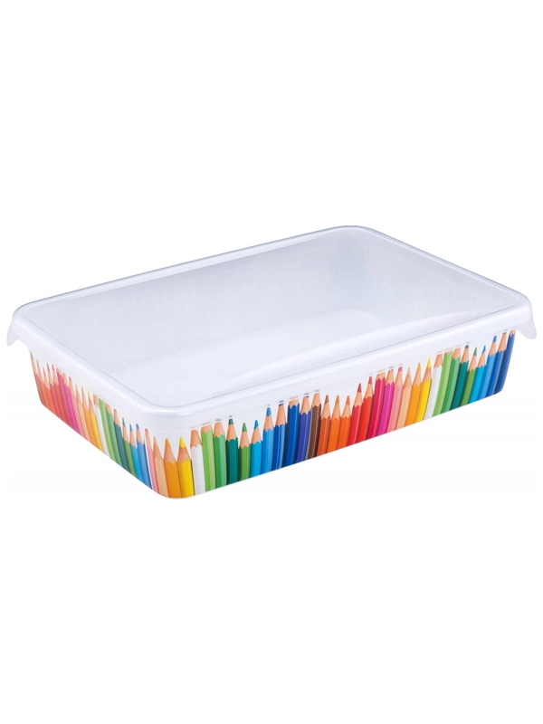 Лоток для мелочей Keeplex Trendy Карандашница, с крышкой, малый, 20,4х14х5,2 см