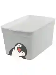 Ящик для хранения с крышкой Keeplex Happy, с рисунком