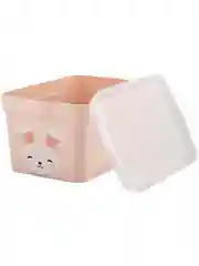 Ящик для хранения с крышкой Keeplex Happy, с рисунком