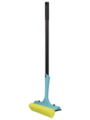 Окномойка c черенком Spin&Clean Step, небесный, 44 см